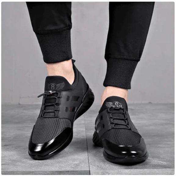 🎯❤️VTKIX Air Glide Sneakers Black Size 12 - 12.5 - Picture 2 of 13